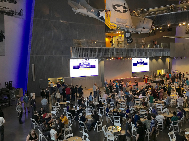 Drupacon trivia night at World War II museum