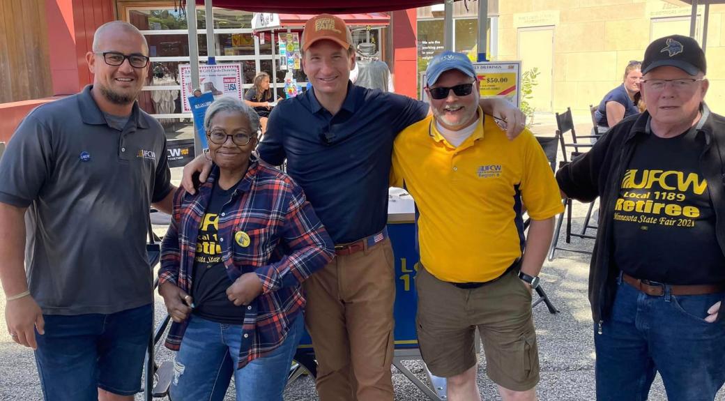 members of UFCW1189 union at the Minnesota state fair