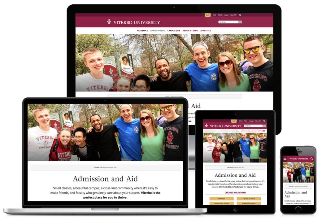 screenshots from Viterbo website