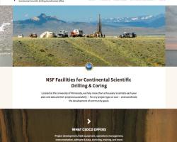 Continental Drilling Office, screenshot of website