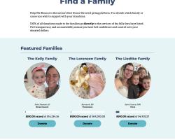 Help Me Bounce website family campaigns