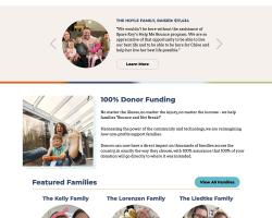 Help Me Bounce website homepage