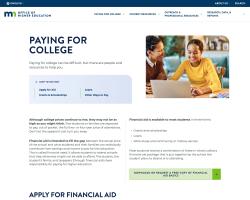 OHE homepage screenshot