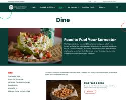 Dining page