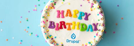 Birthday cake with 