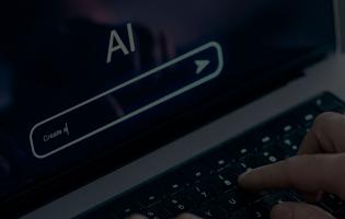 laptop with a single prompt to use AI
